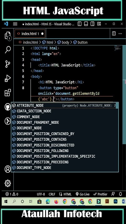 How to use HTML JavaScript || HTML JavaScript || #javascript #html ...