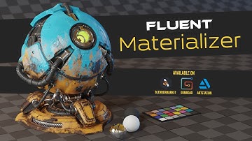 Fluent : Materializer - Procedural texture - Blender add-on