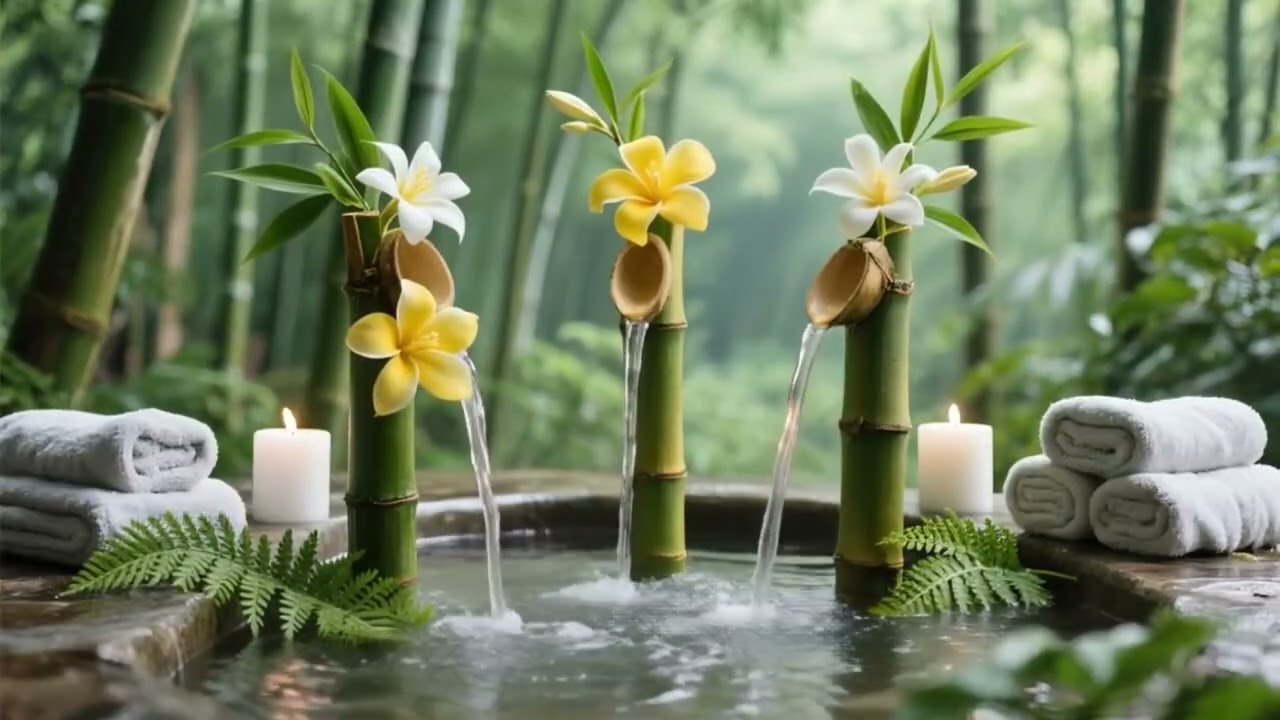 Soothing Relaxing Music 🌹 Peace of Mind, Anxiety Relief,Spa Relax Water,Calm Water