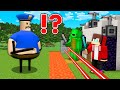 JJ And Mikey Security House vs BARRY The Policeman - Minecraft Maizen Challenge