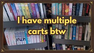 organizing my TBR carts + chatting about books that excite me