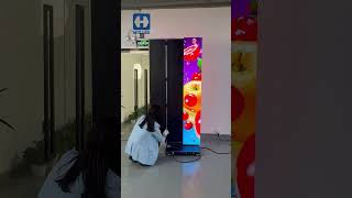 🇨🇳 China GOB LED Poster Screen | Triple-Fold Portable Display