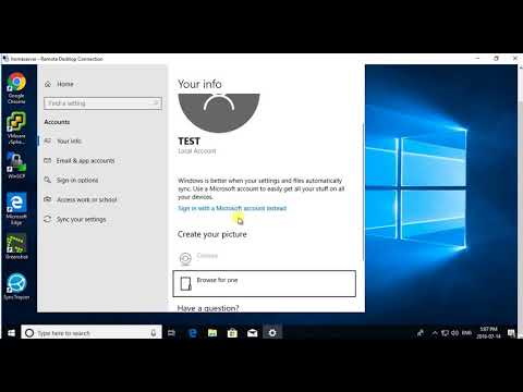 How to enable Microsoft online Live account Windows 10 login