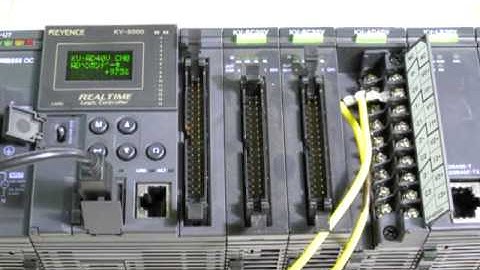 KEYENCE KV-AD40V PLC A/D conversion unit  動作確認