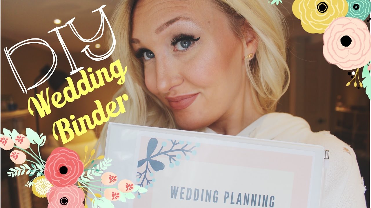 DIY Wedding Planning Binder CHEAP EASY Laura Lee YouTube