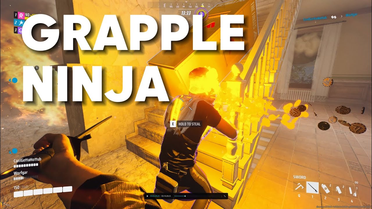 grapple hook ninja victory [ THE FINALS ] YouTube