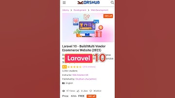 Laravel 10 - For Beginner to Advanced (2023) free udemy course #freeudemycourses #laravel #korshub