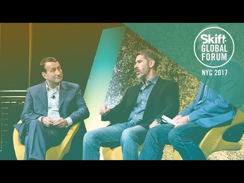 Travelsify CEO Bruno Chauvat & Accenture Managing Director Jeriad Zoghby at Skift Global Forum 2017