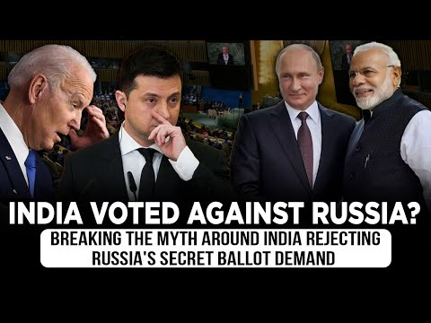 No, India didn’t vote against Russia at UNGA, because the voting never took place