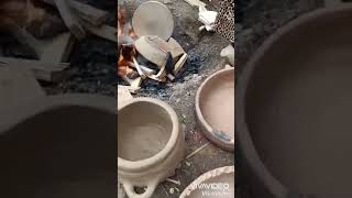 طريقة حرق اواني الطين