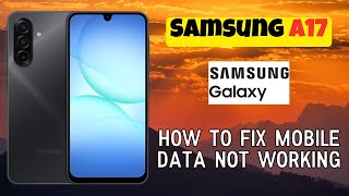 How to fix Mobile Data not working in Samsung A17
