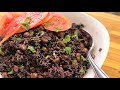 Recette de riz noir  healthy recipe channel