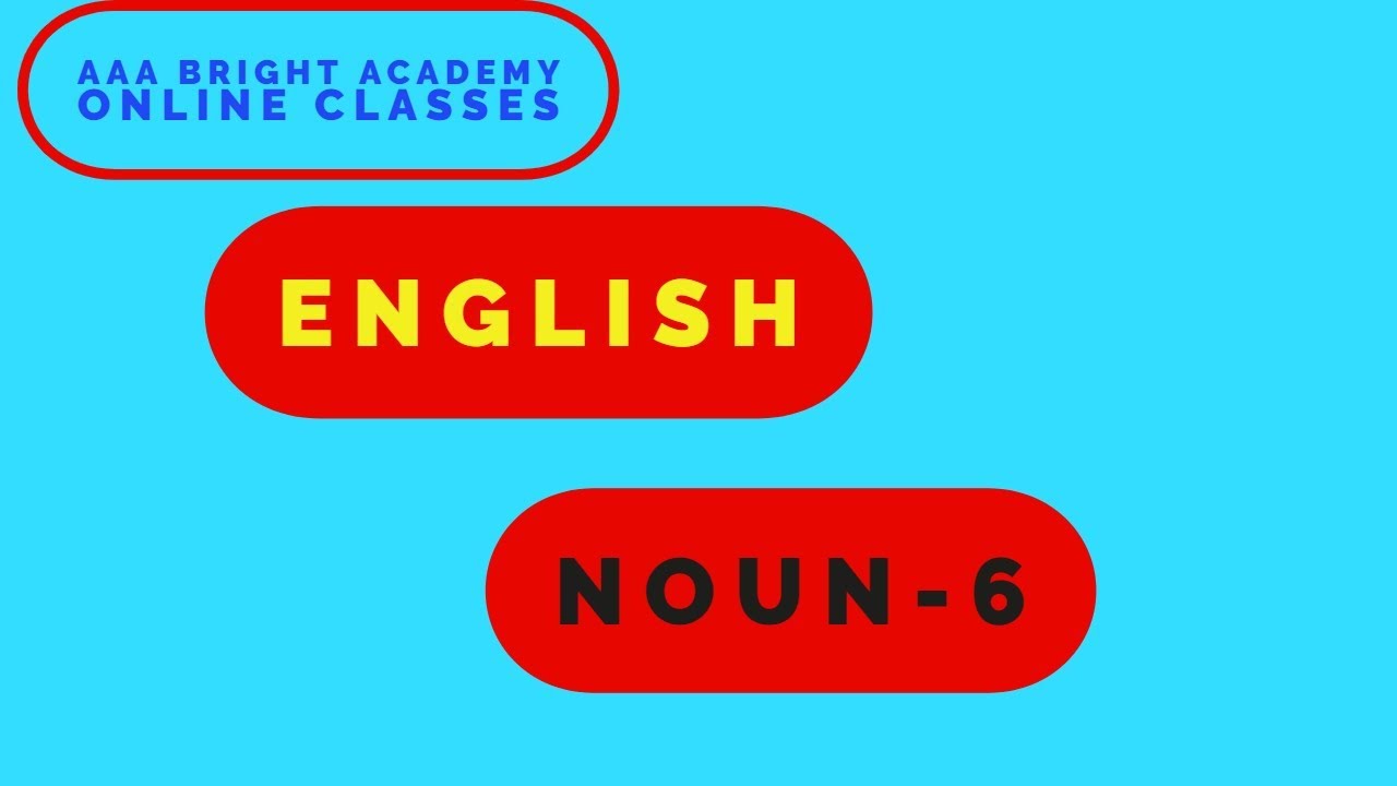 Online English Classes Lecture 6 Noun Part 6 YouTube
