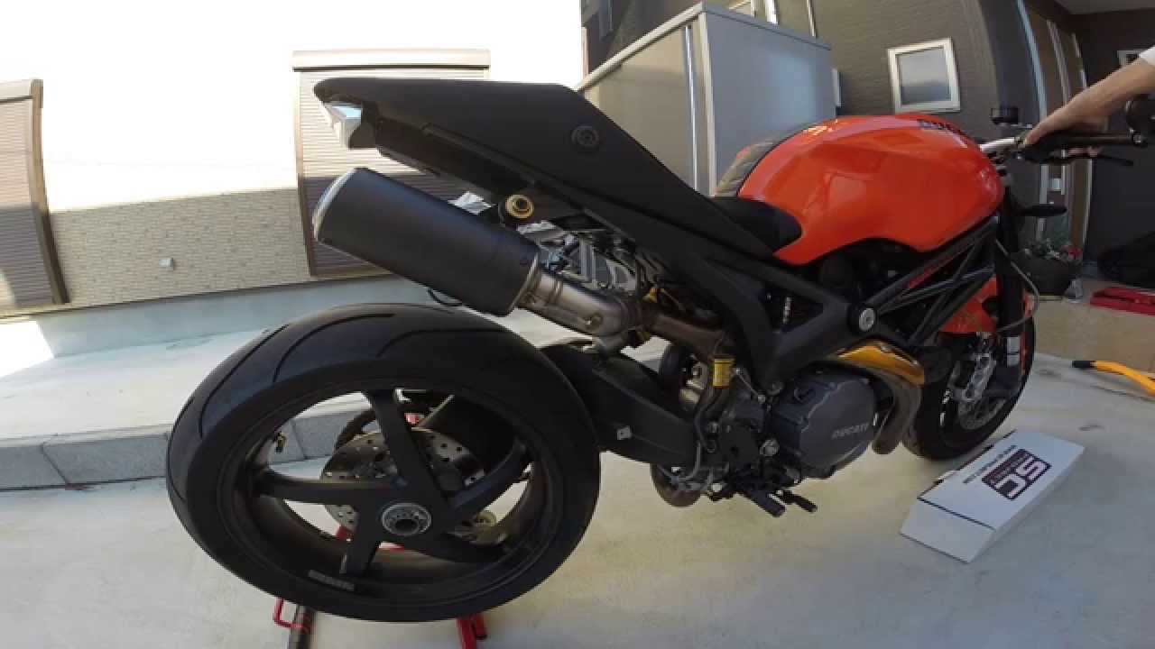 DUCATI MONSTER 696 SC PROJECT Exhaust YouTube