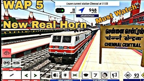 Upcoming New Horn || MSTS || WAP5 || Indian Train Simulator