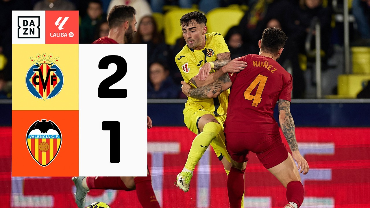 Villarreal CF vs Valencia CF (2-1) | Resumen y goles | Highlights ...