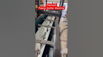 Premium Fascia Gutter Machine #guttermachine #shorts #youtubeshorts #diy #guttermaintenance