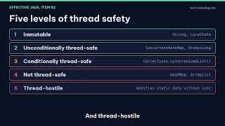 Thread Safety in Java: Document It Where Tools Can Check It