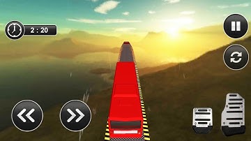 Impossible Bus Sky High Tracks Driving Simulator - Android Gameplay HD