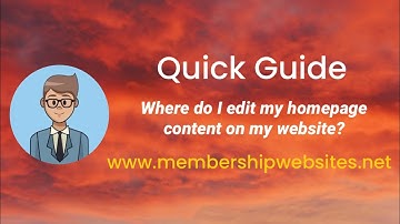 Where do I edit my homepage content on my website? (Brilliant Directories)