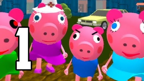 Piggy Neighbor Family Escape: Find The Key | Part 1 - HD GamePlay | Walkthrough