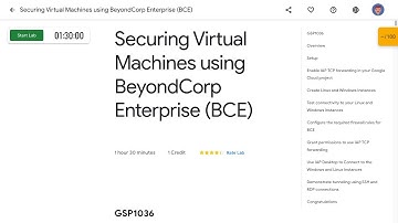 Securing Virtual Machines using BeyondCorp Enterprise BCE GSP1036