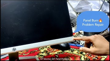 HP Monitor 22F Borderless Panel Burn Problem Repair|| Created by Afjal Hossain