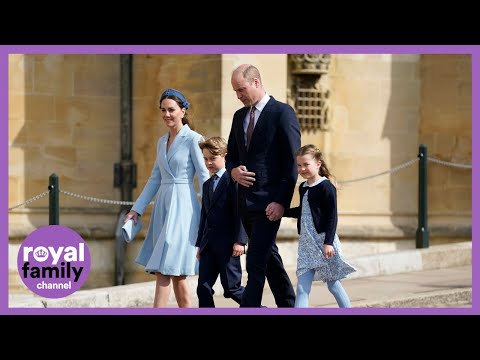 Royal Family Arrives for Easter Sunday Service Without Queen