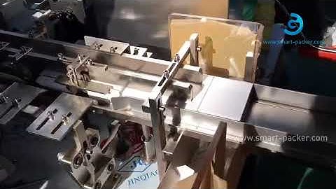 Soap bar horizontal type automatic side pushing carton box encasing machine cartoning line