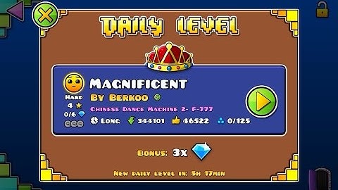 Geometry Dash World - Daily featured #9 - Magnificent (all coins)