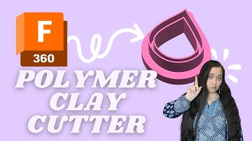 Create a Polymer Clay Teardrop Cutter in Fusion 360! Learn to make your own clay cutter in fusion!