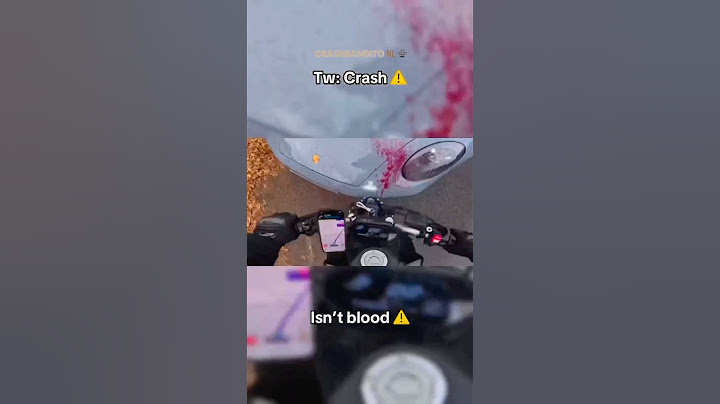 Biker Crashes Into Porsche!