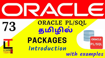Packages in PLSQL | Oracle PLSQL tutorial in TAMIL @learncodetodaytamil