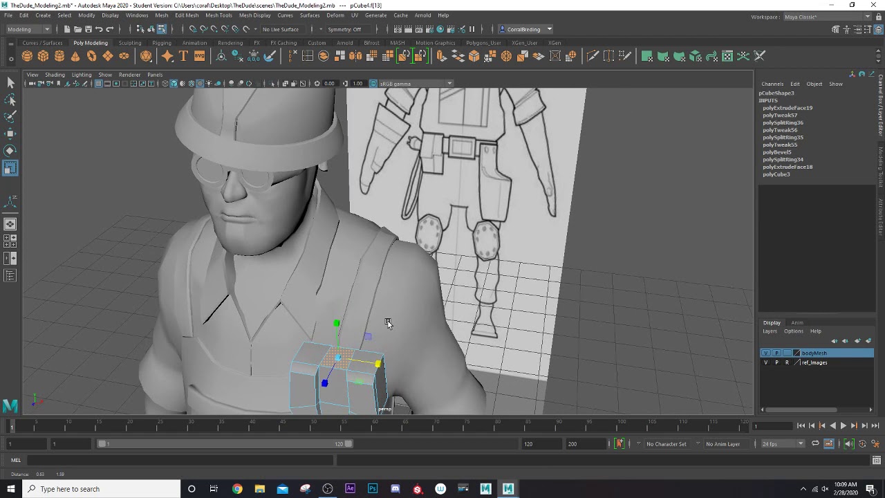 Maya character. Maya character