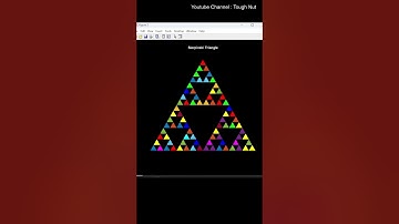 Sierpinski Triangle using MATLAB #sierpinski #triangle #fractal #math #chaostheory  #animation