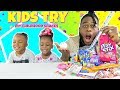 Kids Rate My Childhood Snacks                | TRY NOT TO LAUGH | FUNNY | FOOD CHALLENGE | 2019