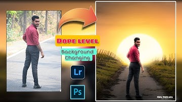 PS touch manipulation tutorial | lightroom photo editing background change | FINAL TOUCH editz