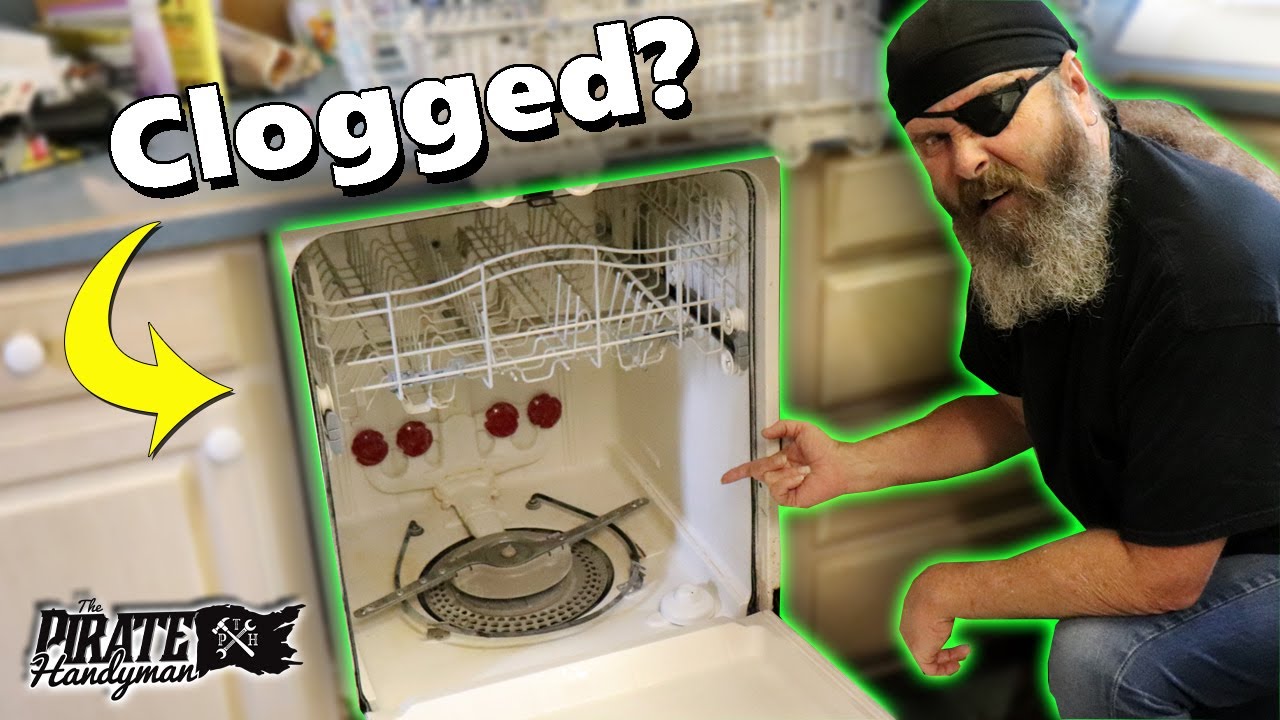 How to Fix a Dishwasher Clogged Up Dishwasher Won't Drain YouTube