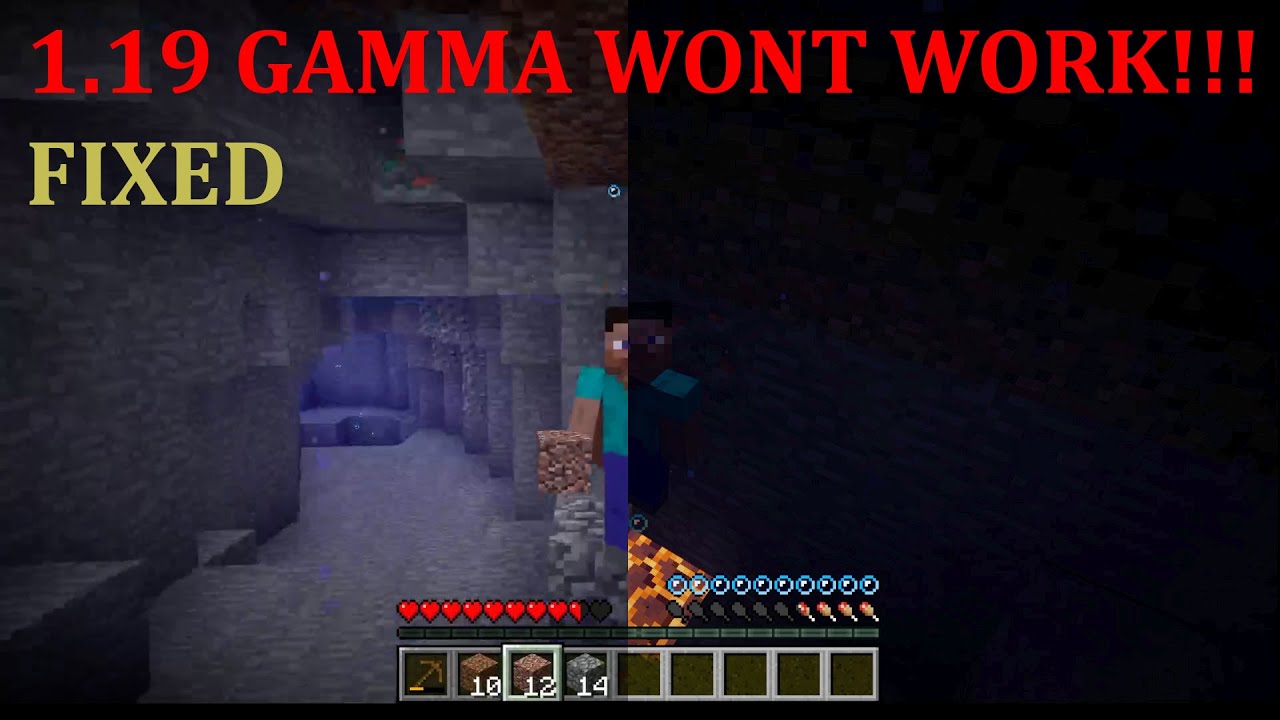 Increase The Brightness In Minecraft After Latest Update Easy And Fast Fix Youtube