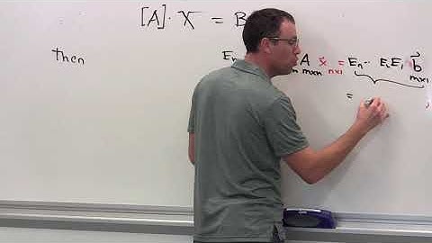 Applied Linear Algebra, Lesson 11, Video 4: Right Matrix Multiplication via Columns