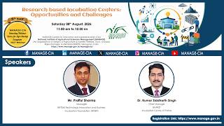 Research based Incubation Centers Opportunities and Challenges