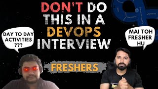 DON&#39;T do this in a DEVOPS Interview // Common Questions (Hindi)