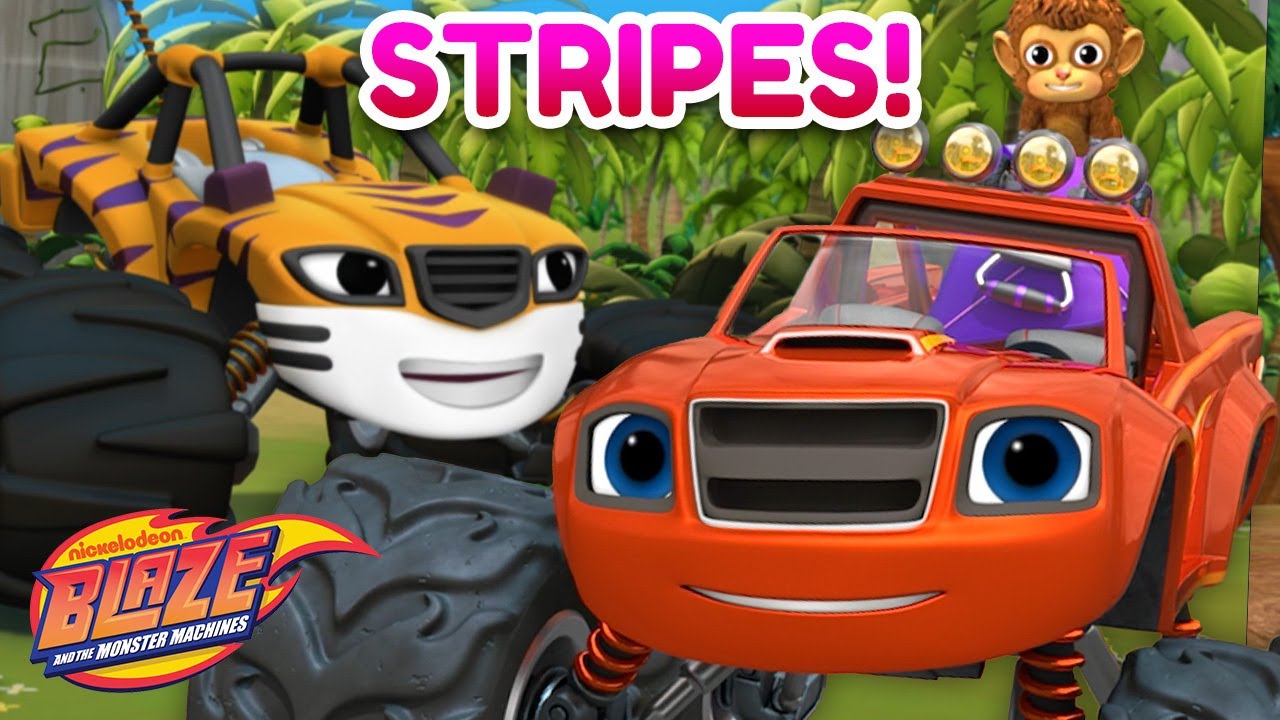 Nickelodeon Blaze And The Monster Machines Básico - Stripes em