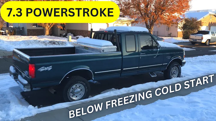 7.3 Powerstroke Cold Start *Below Freezing*