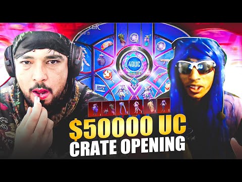 $50,000 UC Crate Opening – Got 8 Mythics 😱 – PUBG Mobile