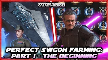 The Perfect Farming Guide for Star Wars Galaxy of Heroes - Part 1: The Beginning!