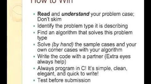 ACM Competitive Programming - Introduction (2/2)