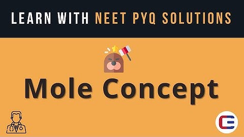 Learn SOME BASIC CONCEPT OF CHEMISTRY with NEET PYQ Solutions #neet #neet2023 #neetphysics #neetpyq