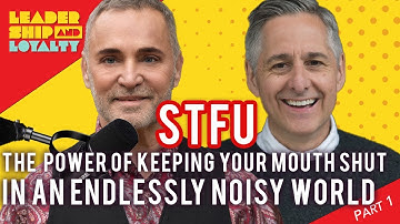 STFU: The Power of Keeping Your Mouth Shut in a Noisy World-Part 1 @realdanlyons with @TheDovBaron