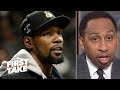Stephen A.: KD looks bad attacking Kendrick Perkins on Russell Westbrook’s night | First Take